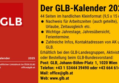 GLB-Kalender 2025