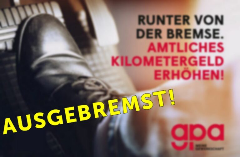 Leider ausgebremst!