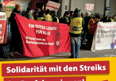 Wir stehen an der Seite der Beschäftigten